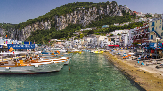 Italy Capri Waterfront